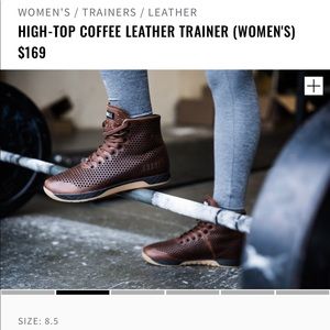 Nobull Project HIGH-TOP COFFEE LEATHER TRAINER